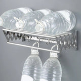 Foldable Clothes Drying Rack Wall-Mounted Clothes Towel Rack Corrosion Resistant Expandable Retractable Bathroom Laundry Rack Aimak Store