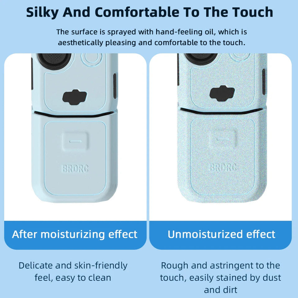 Case for DJI OSMO Pocket 3 Silicone Protective Cover Anti-Scratch Lens Cap Protector for Pocket3 Case Camera Shell Accessories Aimak Store