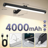 USB Rechargeable LED Wall Light Dimmable Mural Lamp Modern Wireless Aluminum Led Spotlights for Paintings Pictures Wall Lighting Aimak Store