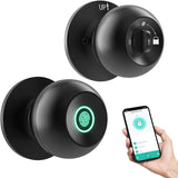 CIEPOJIET Bluetooth Door Lock Smart Lock for Tuya Smart with Keyless Fingerprint Lock Unlock with Fingerprint/Tuya app/key Aimak Store