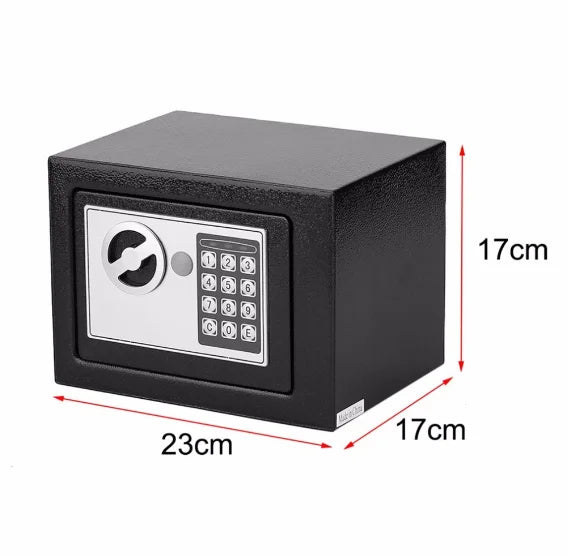 Digital Safe Box Safety Money Gun Electronic Lock Safe Fireproof Safes for Home Strongbox Small Cash Security Lockable Storage Aimak Store