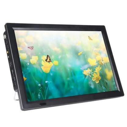 14 HD Portable Digital TV ISDB-T with Stand, Tuner for home & Car, EU Plug 110-220V - Compact Entertainment Solution
