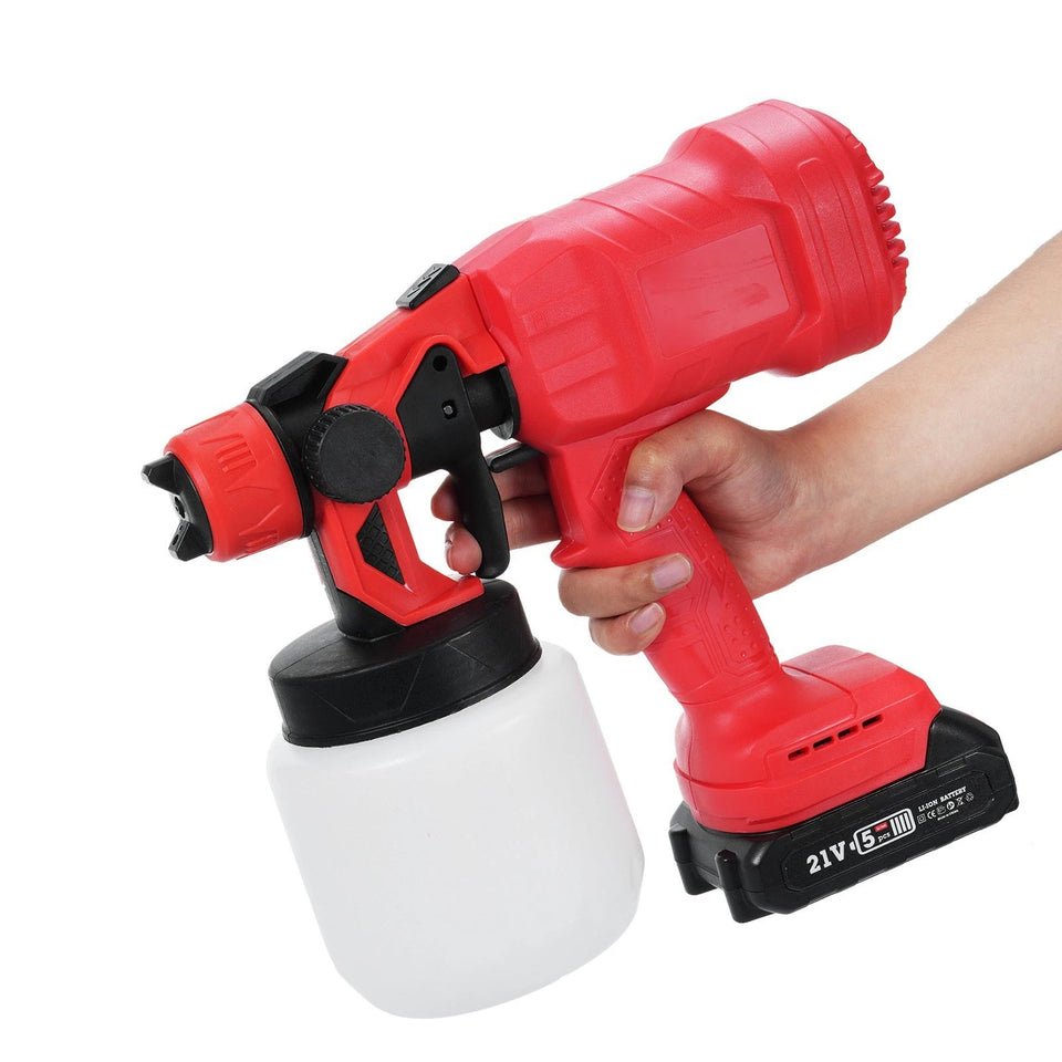 Cordless Paint Sprayer with 4 Nozzles 38000Rpm High Speed 3 Patterns Adjustable Widely Used Rechargeable Paint Sprayer Aimak Store