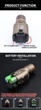 Tactical Airsoft Surefir X300U X300 Ultra 600lm LED Flashlight Rifle Weapon Pistol Scout Hunting Gun Outdoor Light Fit 20MM Rail Aimak Store