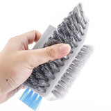 2PCS Multifunction Tile and Grout Cleaning Brush Corner Scrubber Tub Floor Brushes Portable Durable Gap 4 in 1 Cleaning Tools Aimak Store