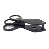 Handheld Magnifying Glass 4x 8x 12x Foldable Magnifying Lens Portable Eye Loupe Magnifier for Inspection Jewelry Coins Aimak Store