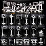 Children Playmat Activity Surface Waterproof Map Kids Animal Road Toy Baby Dinosaur Road Portable Carpet Farm Road Non-Toxic Mat Aimak Store