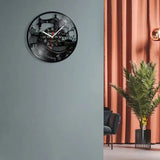 Sewing Machine Customization Vinyl Record Wall Clock Quilting Room Decoration Logo Personalized Tailor Name Clock Tailor Gift Aimak Store