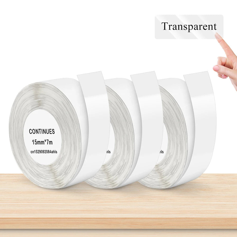 Potable Mini Printer P12 Adhesive Label Printer No Ink Printing Bluetooth Pocket Labeller with Cutter or 3PK Continue Label Roll Aimak Store