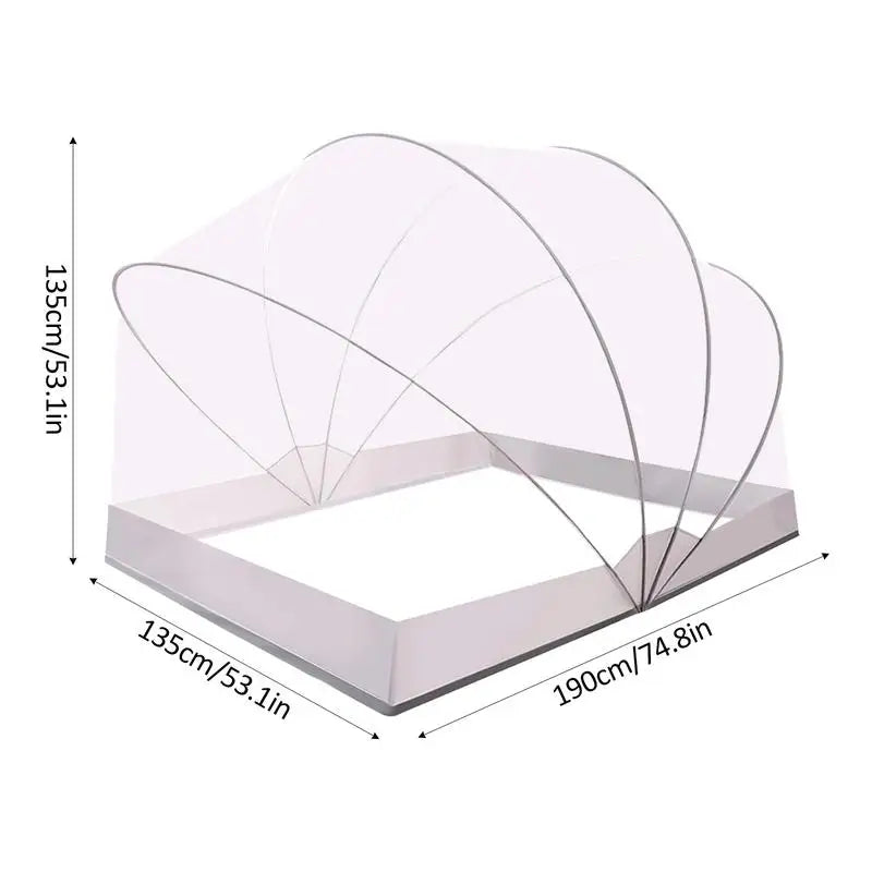 Simple Mosquito Net Portable Camping Tent Bed Canopy For Adult Foldable Mesh Net Breathable Mosquito Net Aimak Store