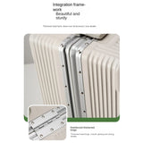 New Front Opening Lid Suitcase Multifunctional Mini Luggage Aluminium Frame 18/20 Boarding Box Trolley Case Cabin Bag Aimak Store