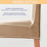 1/2/4/6PCS Velvet Chair Cover Super Soft Elastic Dining Chair Slipcover Seat Cases For Kitchen Dining Room Wedding Banquet Home Aimak Store