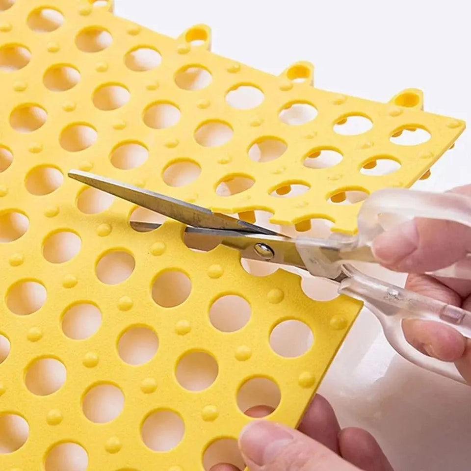 TPE Anti-slip Splice Toilet Ground Mat Bathroom Carpet Pet Cage Floor Mat Rabbit Foot Mat Aimak Store