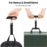 110lb/50kg Portable Electronic Hand Luggage Scale LCD Digital Display Balance Scale Suitcase Travel Weighs Baggage Weight Tool Aimak Store