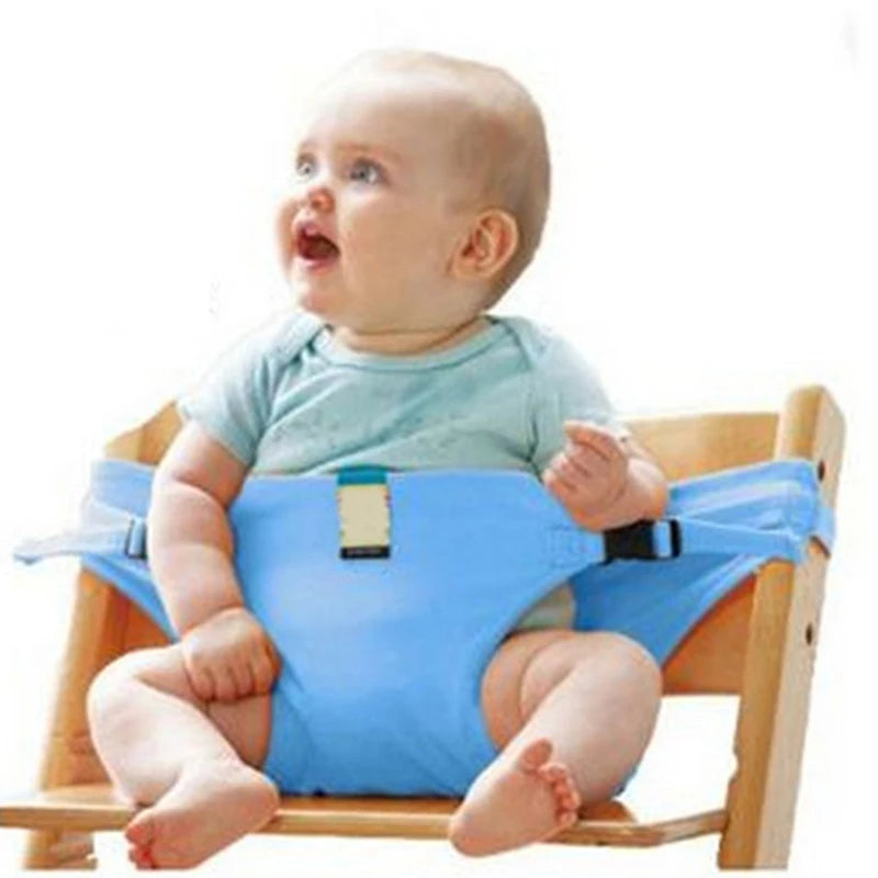 Folding Baby High Seat Strap Portable Kids Baby Chair Travel Washable Infant Feeding Dinning Cover Seat With Safety Belt Aimak Store