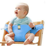 Folding Baby High Seat Strap Portable Kids Baby Chair Travel Washable Infant Feeding Dinning Cover Seat With Safety Belt Aimak Store