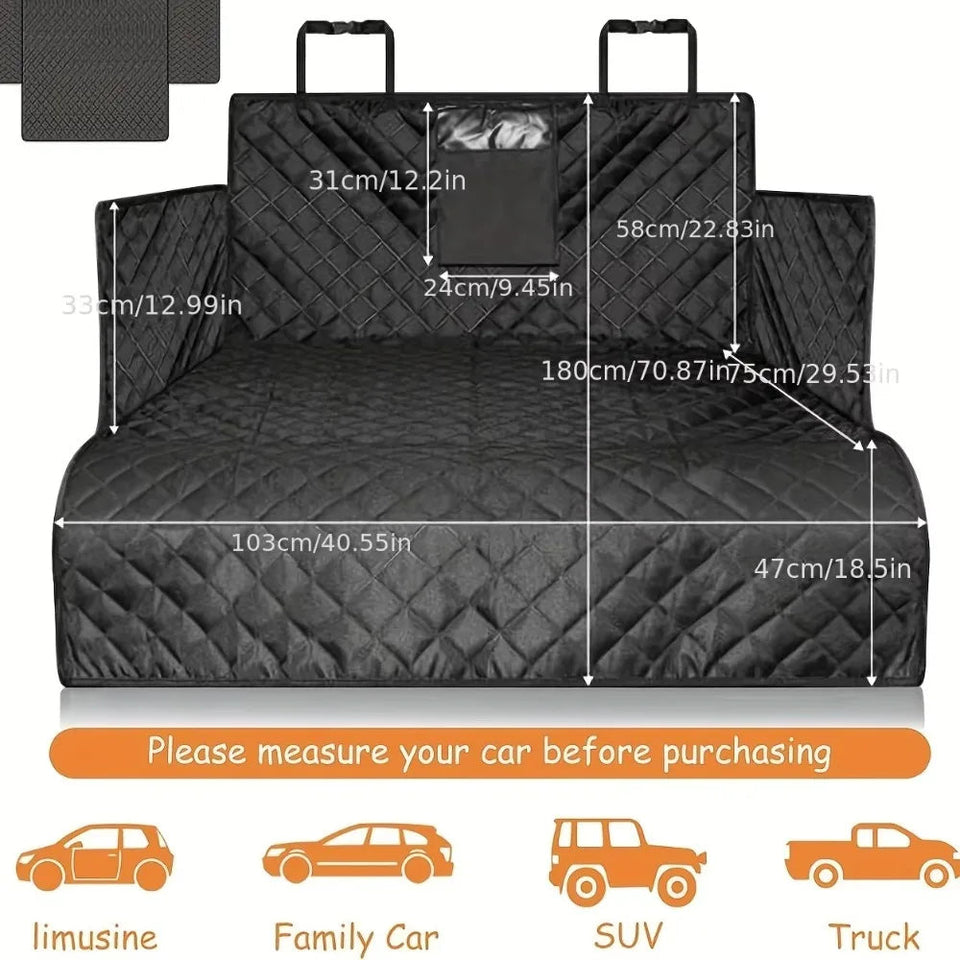 Dog Carrier Wear-resistant Dog Car Seat Cover For SUV Waterproof Portable Durable Liner Cover Protects Vehicle Easy To Install Aimak Store