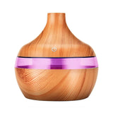 5V Vase Home Colorful Humidifier Wood Aromatherapy Machine USB Color Night Light Silent Humidifier Nebulizer Mist Maker Gift Aimak Store