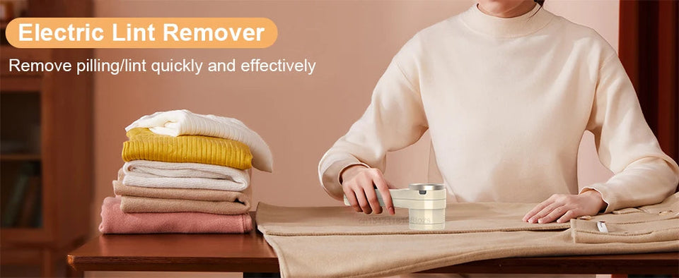 Electric Lint Remover Rechargable Cloth Fabric Shaver Portable HairBall Shaver Fluff Pellet Remove Machine for Clothes Sweater Aimak Store