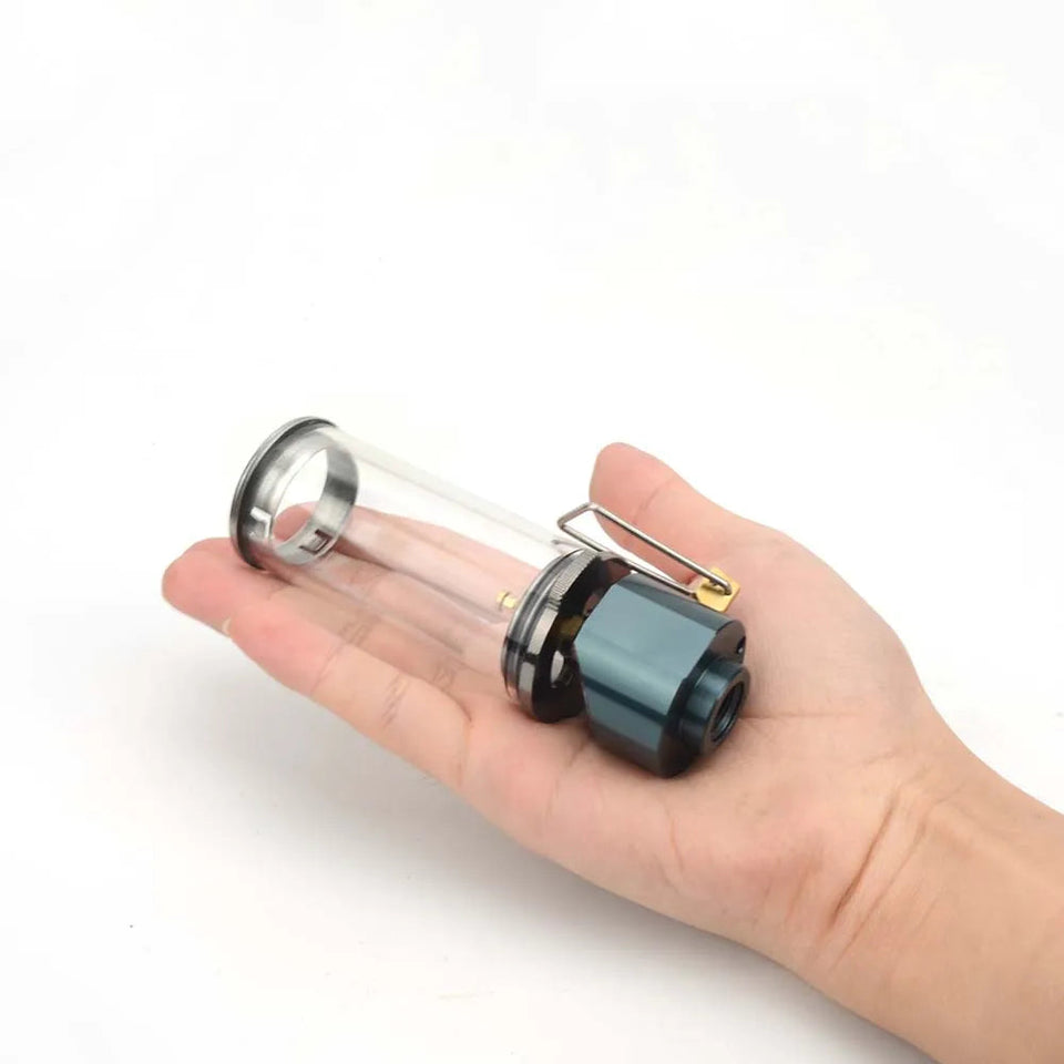 Dreamlike Candlelight Lamp Mini Windproof Candle Lamp Gas Burner Stove Outdoor Camping Lights Tent Lighting Equipment BRS 55 Aimak Store