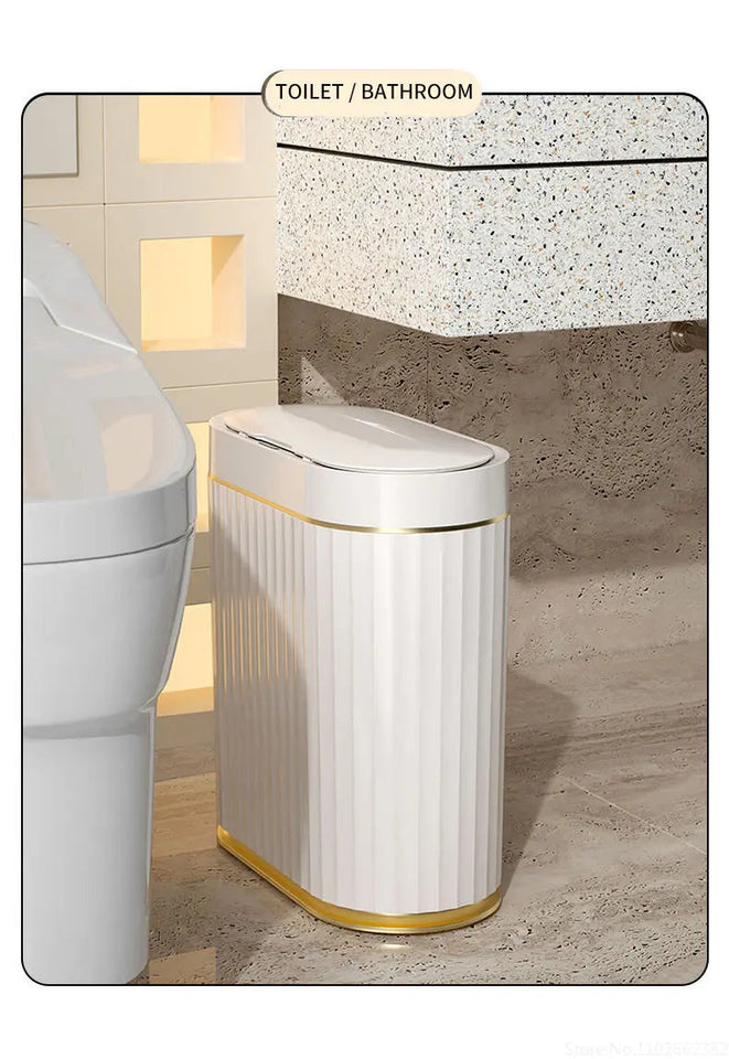 7L/9L Smart Trash Can Electronic Automatic Smart Sensor Garbage Bin Household Toilet Waste Garbage Can for Kitchen Bathroom Aimak Store
