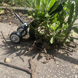 Heavy Duty Garden Weeder Tool Manual Weed Puller with Lawn Cutter & Auxiliary Wheels for Dandelions Grass ，Garden Cleaning Tools Aimak Store