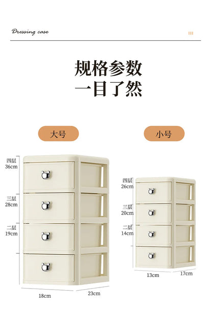 Stackable Desktop Storage Box with Dustproof Drawer Office Desk Storage Box Cosmetic Box Stationery Supplies Debris Storage Rack