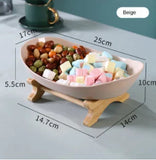 Living Room Home Three-layer Plastic Fruit Plate Snack Dish Creative Modern Dried Fruit Basket Candy Cake Stand Bowl New Style Aimak Store