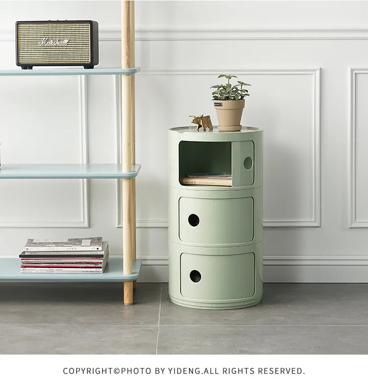 Bedside Table Modern Simple Plastic Multi-layer Ins Net Red Creative Storage Cabinet Minimalist Living Room Storage Cabinet Aimak Store