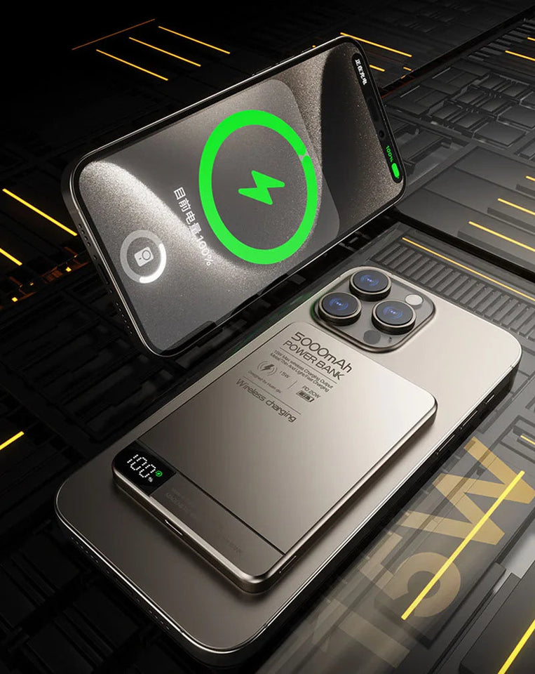 10000mAh Power Bank Magnetic Qi Wireless Charger PD20W Super Fast Charging Powerbank For Magsafe iPhone Samsung Huawei Xiaomi Aimak Store