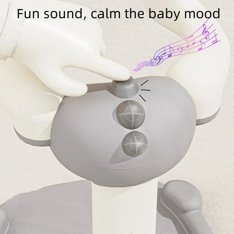 Baby standing bath for 6-24 months with adjustable height stand baby washing butt armrest stand baby standing bath table Aimak Store