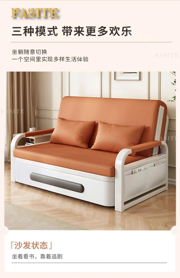 2025 New 1.2 Multi functional single double bed room sofa bed folding dual-use Internet new living room On Sale Aimak Store
