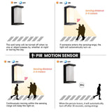 LED Outdoor Wall Light Wall Lamp Motion Sensor 85-265V 16W10W Waterproof Modern Indoor Home Balcony Path Porch Garden Decoration Aimak Store