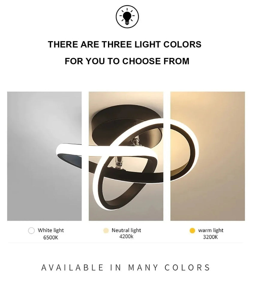 Nordic Minimalist LED Strip Corridor Ceiling Light Creative Living Room Balcony Bedroom Home Decoration Lighting Fixtures Aimak Store