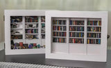 25.4*21.8cm Shake Away Anxiety Bookshelf Figurine Wooden Miniature Pocket Bookcase Bookshelf Insert Ornament Book Lovers Gift Aimak Store
