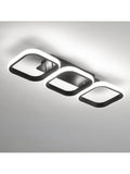 Square LED Ceiling Light Modern Black For Hallway Bedroom Checkroom Living Room Office Restaurant Staircase Lighting Fixtures Aimak Store
