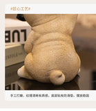 Creative Pug Statue Storage Tray Cute Dog Key Candy Snack Storage Plate Animal Sculpture Ornaments Office Tabletop Decor муравьи Aimak Store
