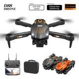 D88 Drone 8K HD Dual Camera GPS Location Professional Aerial Photography Optical Flow Hovering Foldable Drone ﻿RC10000M 2025New Aimak Store