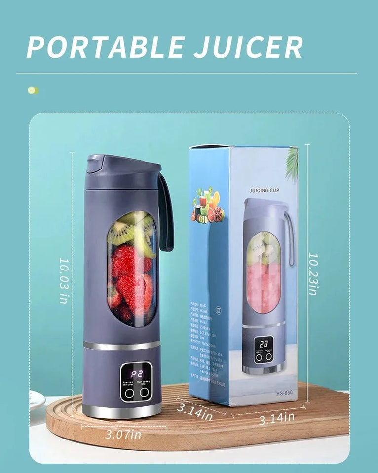 Electric Juicer Mini Portable Blender Fruit Mixers Fruit Extractors Multifunction Juice Maker Machine Blender Smoothies Mixer Aimak Store