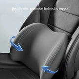 Ergonomic Memory Foam Car Seat Cushion - Lumbar Support & Neck Pillow For All-Season ComfortSynthetic Fiber Car Accessories Aimak Store