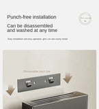 kitchen accessories organizer，Kitchen knife storage box, knife holder, non-perforation, wall-mounted rack, kitchen items Aimak Store