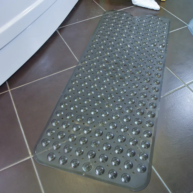 non-slip bathtub mat shower mat  with drain holes and suction cups machine washable household bathroom shower carpet bathroom Aimak Store
