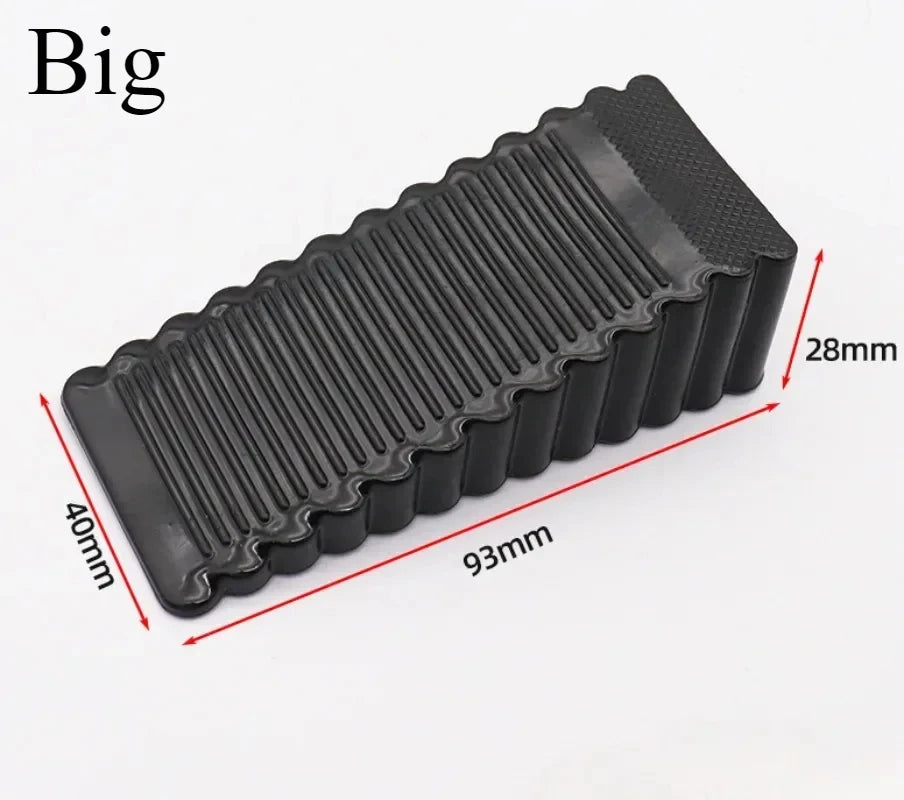 Anti-slip Door Stopper Rubber No Need to Punch Holes It Can Move Doorstop Household Use Anti-collision Front Wedge Home Aimak Store