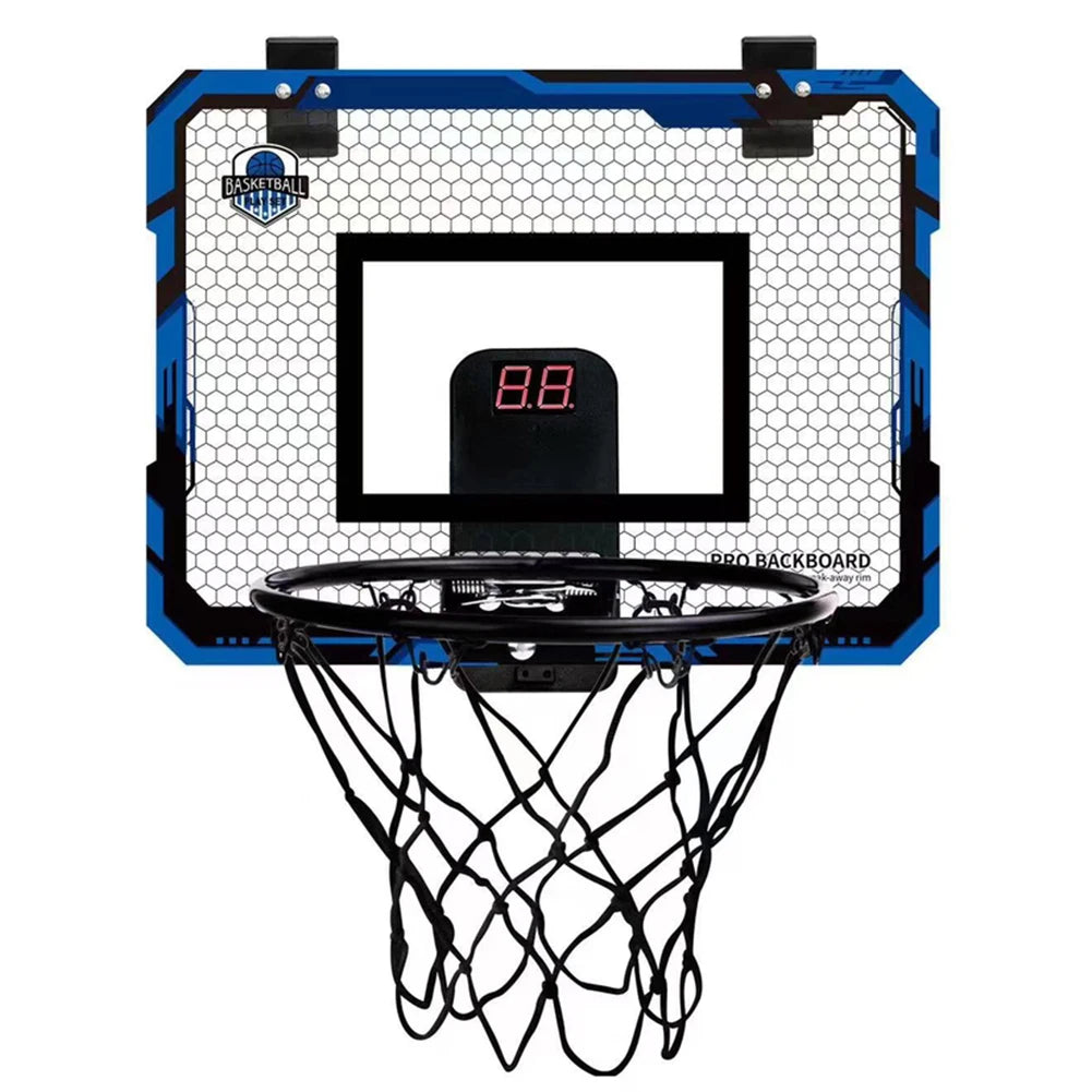 Kids Mini Basketball Hoop With Electronic Scoreboard Ball Sport Backboard Outdoor Indoor Excersise Accessory Funny Game Toys