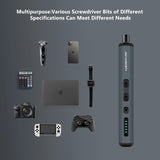 68 in 1 Mini Cordless Electric Screwdriver Set Precision Rechargeable Kit Magnetic Storage Maintenance Tools for Phone Camera PC Aimak Store