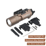 WADSN Tactical Airsoft Surefir SF X300 X300U Ultra Metal Pistol Gun Strobe LED Light Fit 20mm Rail Hanging Hunting Flashlight Aimak Store
