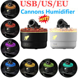 Volcanic Crack Light Cannons Humidifier Aromatherapy Diffuser with Timer Cannon Blast Aroma Humidifier for Home Office Bedroom Aimak Store