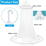 Princess Mosquito Net Canopy Encryption Dome Fly Insect Mesh Repellent Protection Single Entry Bed Decoration For Home Camping Aimak Store