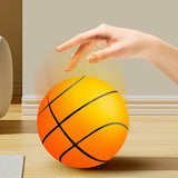 18cm Silent Basketball Quiet No Noise High Density Soft PU Foam Squeezable Ball Indoor Mute Bouncing Basketball Kids Sports Toys Aimak Store