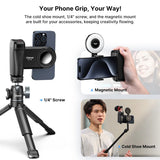 Ulanzi MA35 MagSafe Smartphone Camera Shutter Grip Bluetooth Selfie Handle As Camera Photo Stabilizer Vertical Horizontal Shoot Aimak Store